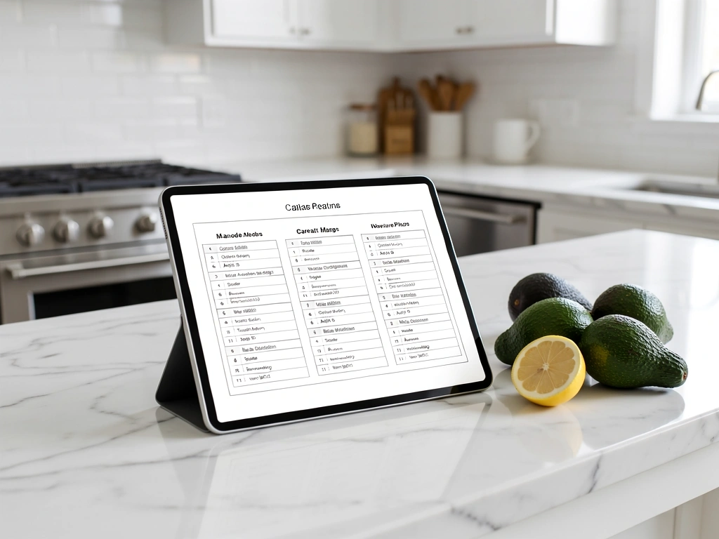 Plan obroka na tabletu